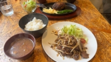 浅草橋ランチ｜洋風居酒屋 Take（タケ）でビーフ100％「ハンバーグランチ」と「牛の生姜焼き」を実食！