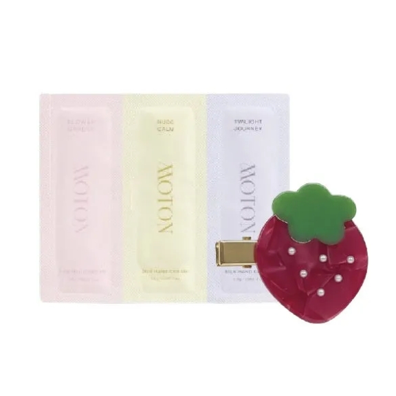 MOTONパッケージとイチゴクリップ