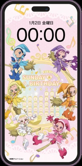 「毎日が日曜日、毎日がたんじょう日壁紙」イメージ