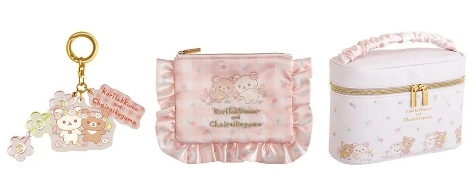 アクリルキーホルダー、ミニポーチ、バニティポーチ