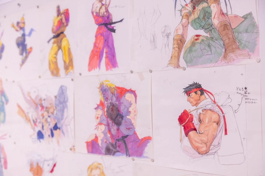 ストリートファイターのキャラクターのイラスト