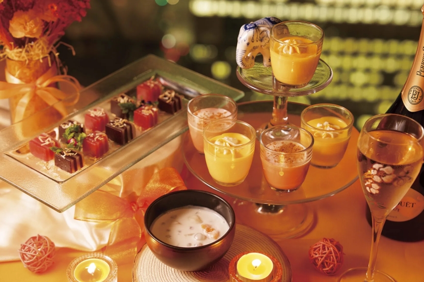 デザートと飲み物