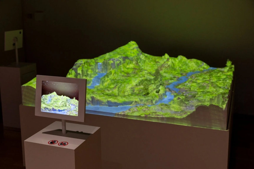 地形模型の様子