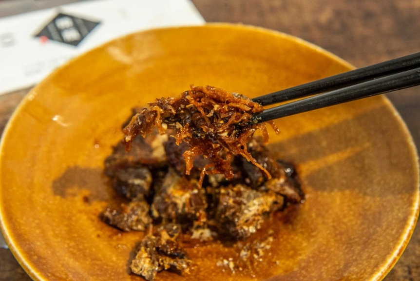 焼豚角切りと刻み生姜