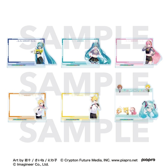 ボーカロイド キャラクターグッズ メモスタンド集合