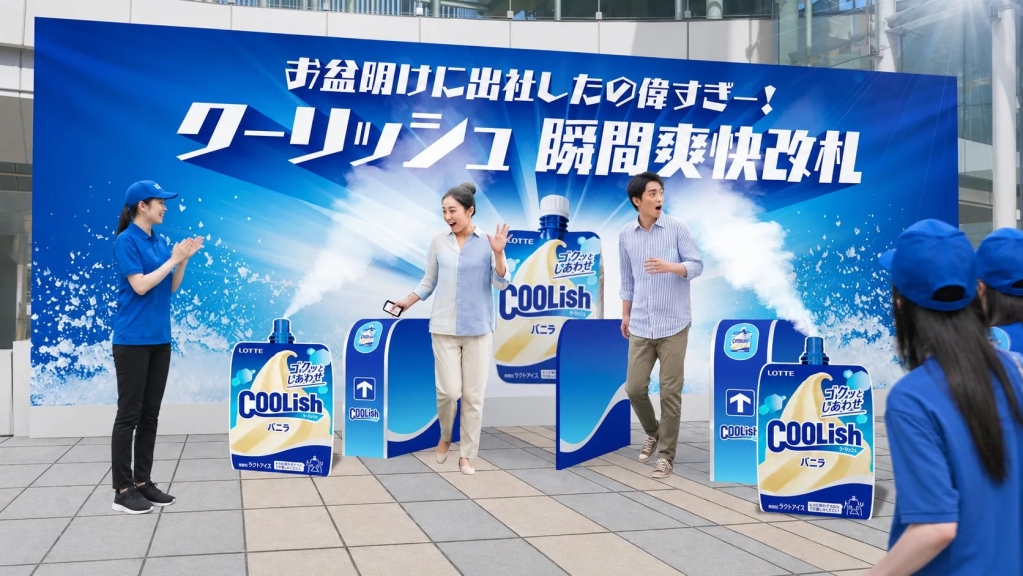 クーリッシュ瞬間爽快改札 イメージ